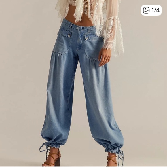 We The Free Denim - We the Free lotus balloon jeans 24 EUC